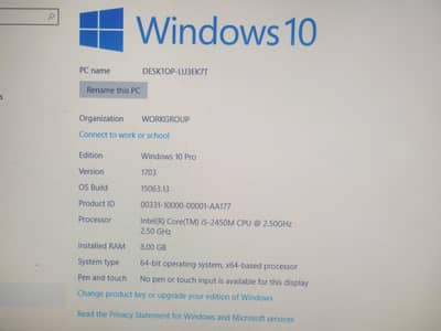  Dell/HP Laptop Core i5 | 8GB RAM | Windows 10 Pro | 15.6" Display