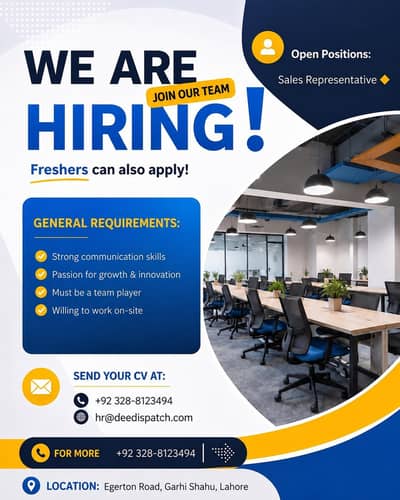 Sales Executive Job for Truck Dispatching Campaign