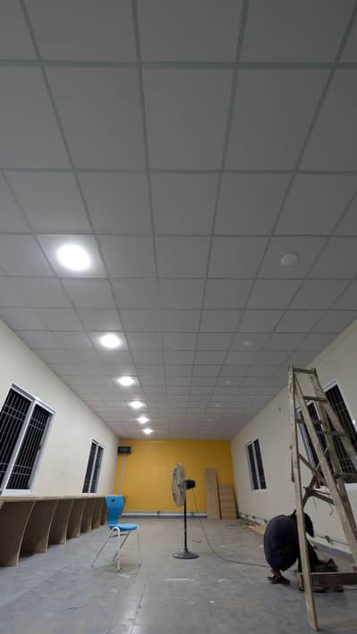 2x2 grid gypsum ceiling