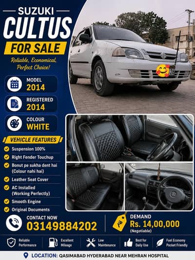 Suzuki Cultus VXR euro 2 2014
