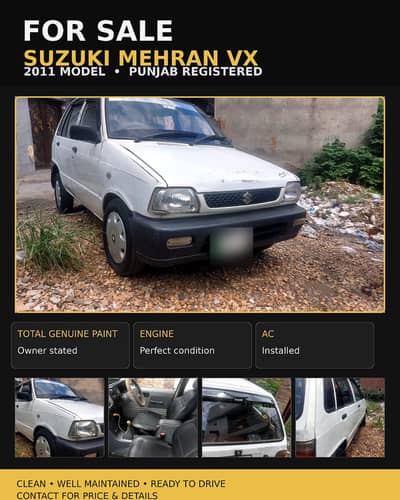 Suzuki Mehran VX 2012
