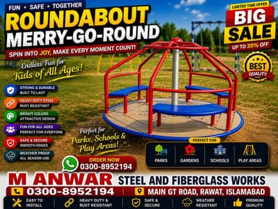Merry-go-round | Seesaws | Slides | Bench| Gazibo| 030089/52/194