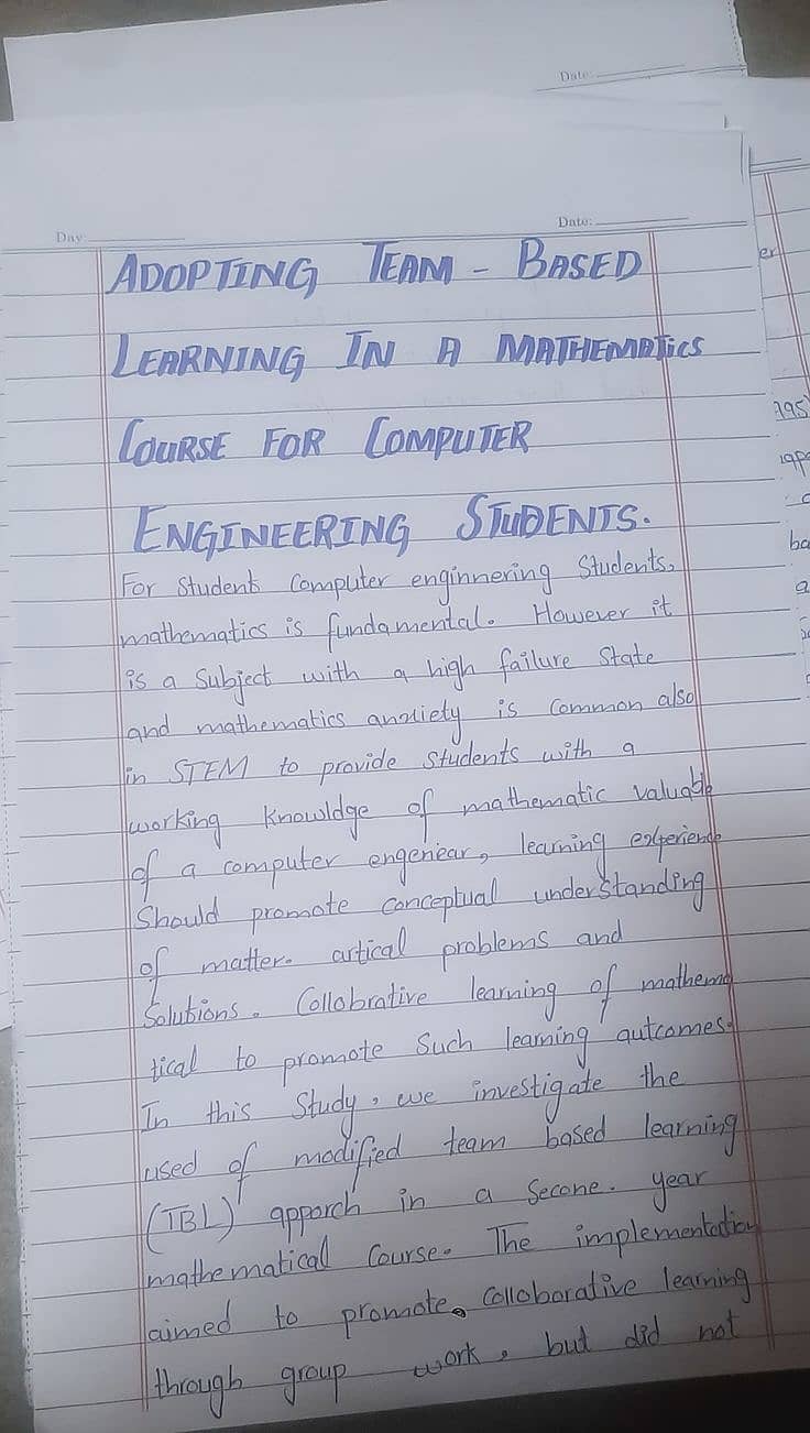 Assignment writing work 3