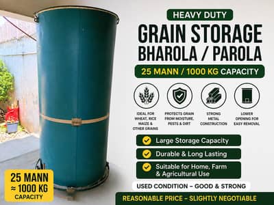 25 Mann / 1000 KG Wheat & Grain Storage Bharola / Parola – Heavy Duty