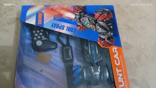 hand gesture toy car with smoke with charging cable