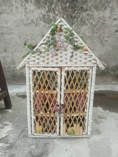 decorated cat house