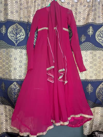 long maxi 2pc in pink color