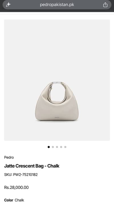 Pedro Jatte Crescent Bag