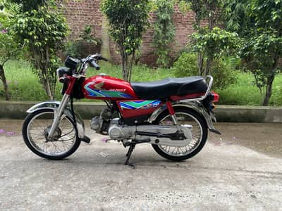 HONDA CD70 CALL 03029636017 GOOD CONDITION ARGENT SALE