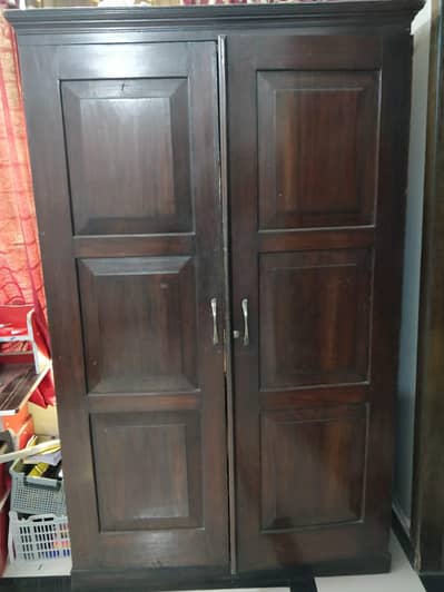 Mazboot Wooden Almari (Wardrobe)
