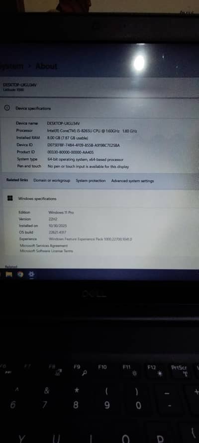 Dell Latitude 3500 | Core i5 8th Gen | 8GB RAM | Windows 11 Pro