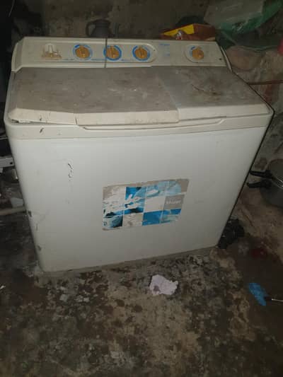 Haier big size washing machine and dryer