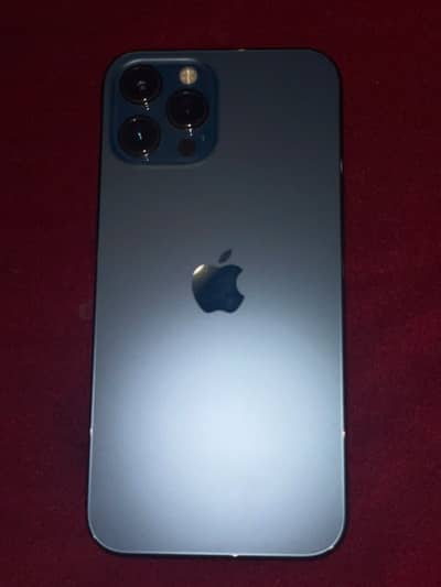 Apple iPhone 12 Pro Max 10 by 10 condition 256GB BH 77 blue color