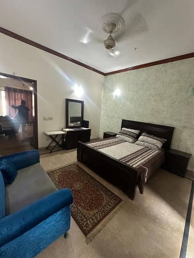 DHA phase 4 one bed room fully furnish for rent prime location near gold crest more option are available
