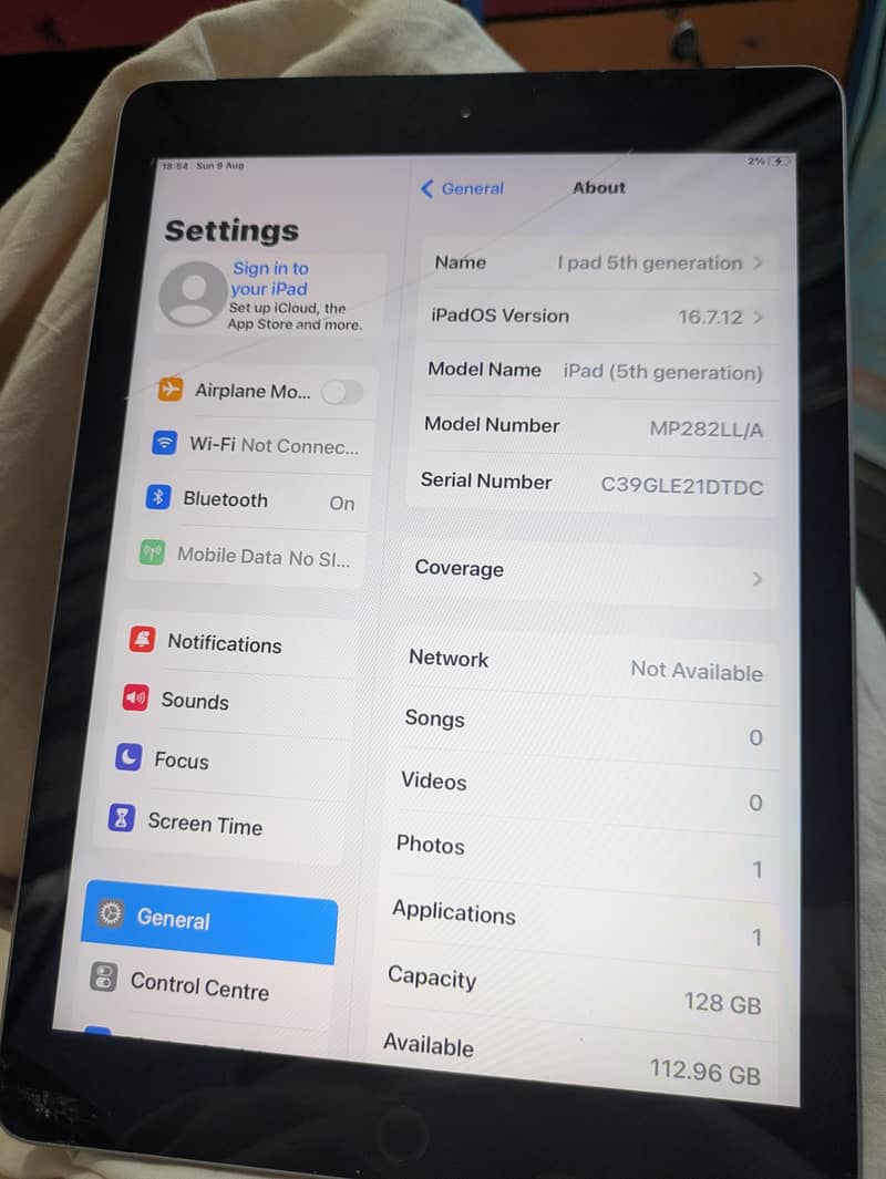 ipad 5th generation 2