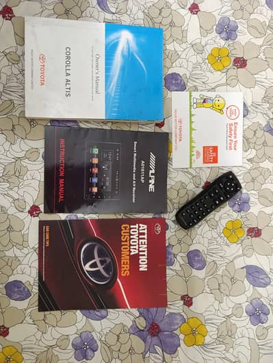 Toyota Altis User Manual, Original Alpine Remote CD and Others