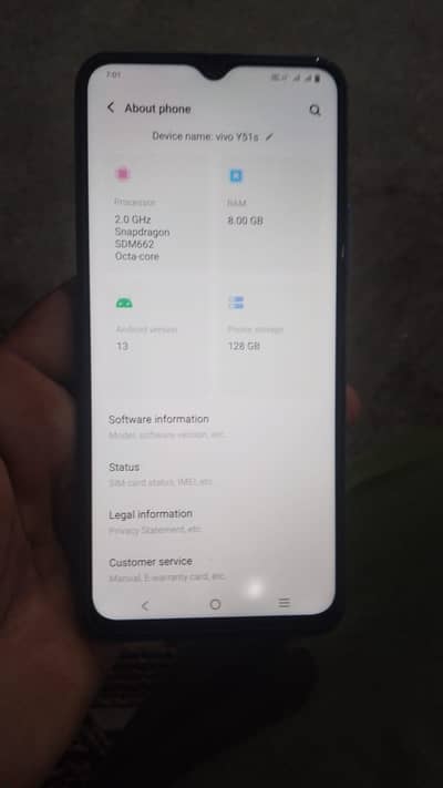 Vivo y 51