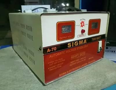 New Stabilizer 7000 Watt Original Sigma