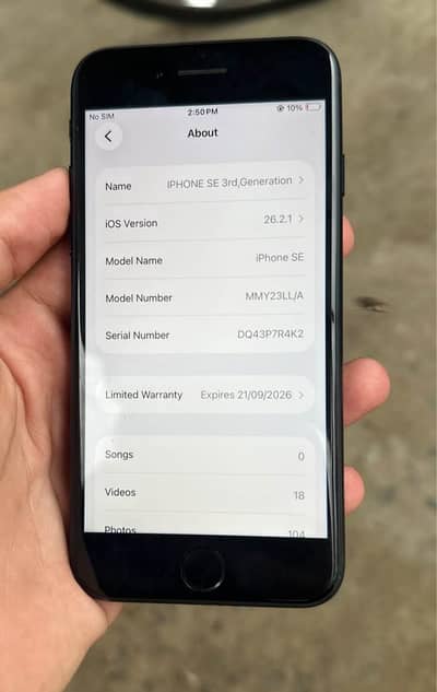 Apple iPhone SE 64 gb PTA