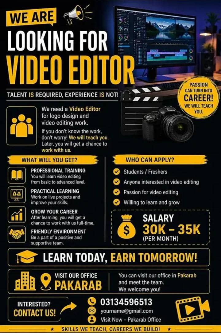 video Editor needed 0