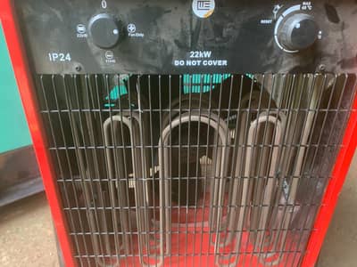 22kW Industrial Electric Fan Heater | Heavy Duty Workshop Space Heater