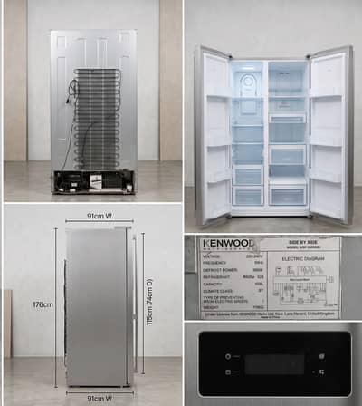 Kenwood Side by Side Fridge (558 Liters) - 100% Perfect Condition