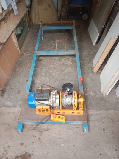 electric lifter jhula for civil and paint works in buildings