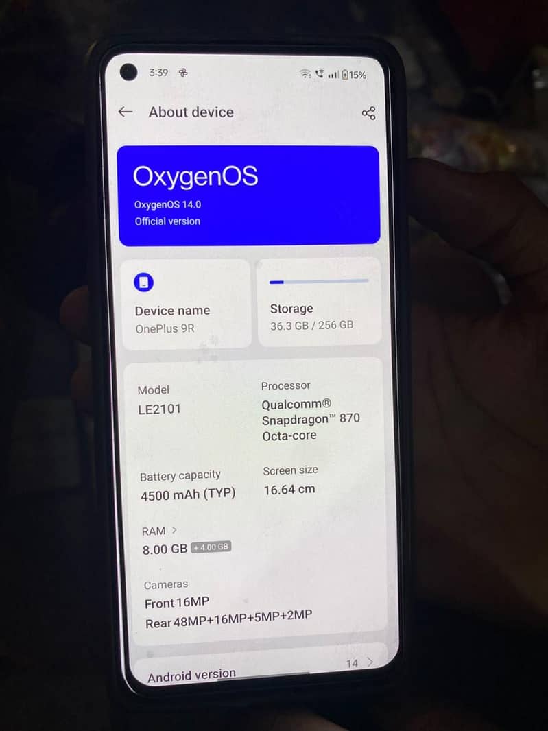 One Plus 9R 0