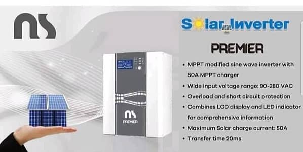 2400VA/1600 Watt NS Premier Solar UPS