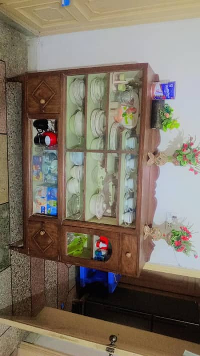 Wooden showcase