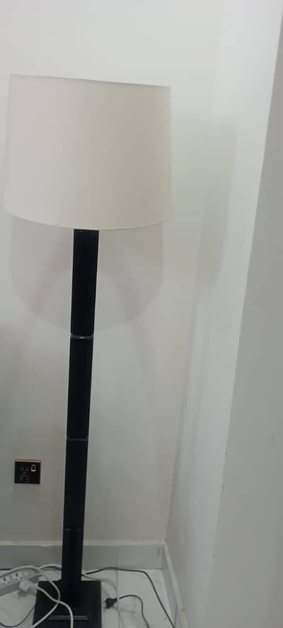 Modern Black and White Floor Lamp for Sale