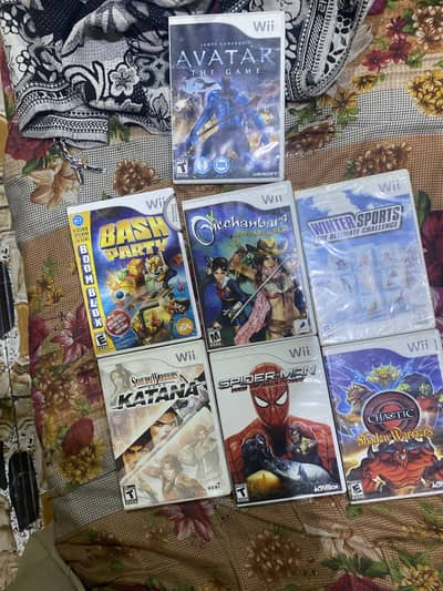 Nintendo Wii games  7 games
