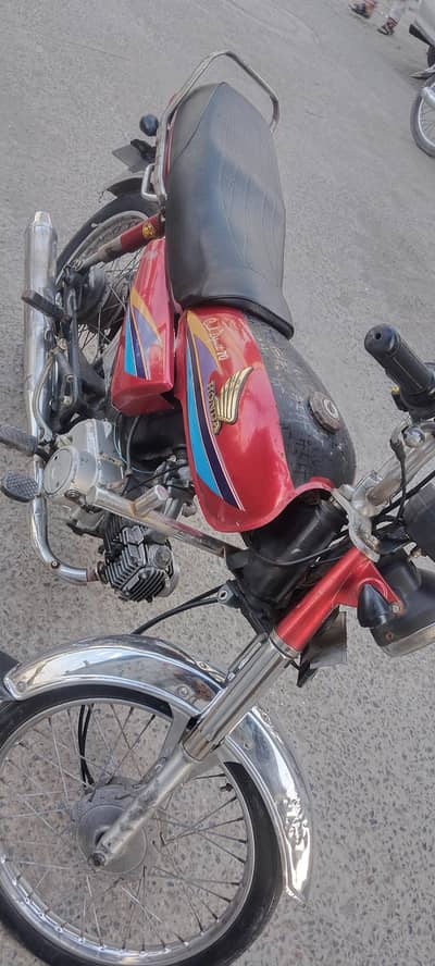 Honda CD 70, 2006 model, Biomatric open