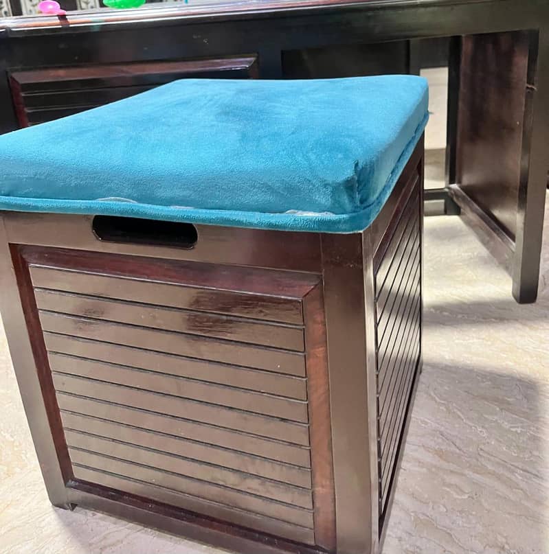 sheesham dining table with Hidden sofas 3