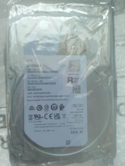 Hard Dive 4tb seagate pin packed