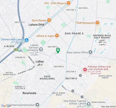 1 Kanal Prime Location Residential Plot For Sale In DHA Phase 6 - Block C