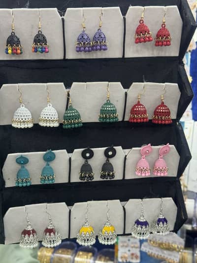 12 puece jhumka set foldable Box