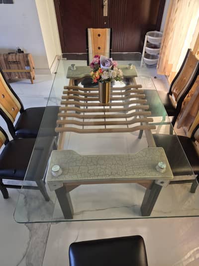 6 seater dining table