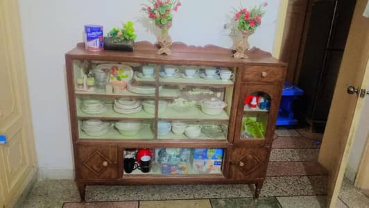Wooden showcase