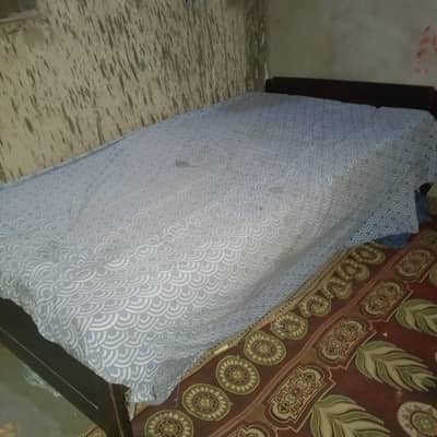 single bed with out mattress 3500