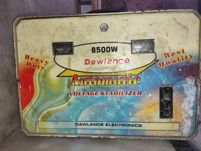 Dawlance HeavyDuty Automatic voltage Stabilizer 8500 watts 100%Copper