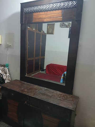 king size bed for sale with side tables and dressing