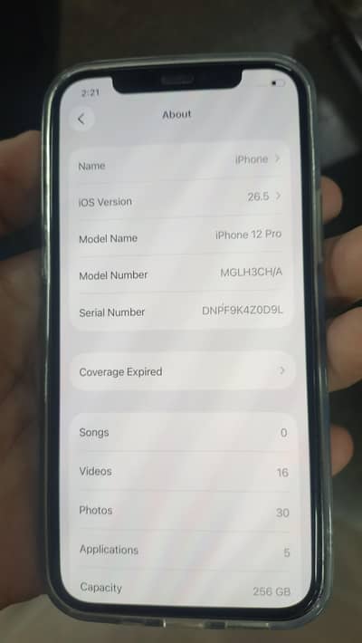 Apple iPhone 12 Pro 030746.23. 390 call