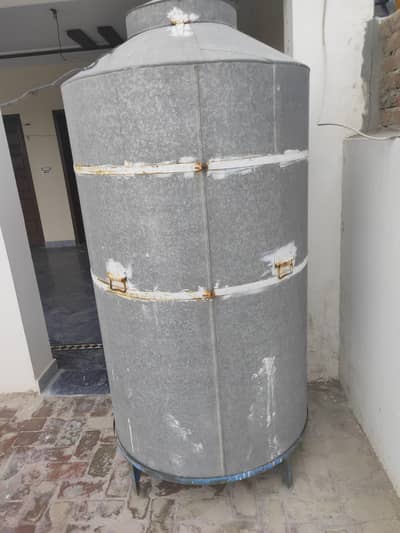Large Metal Grain Storage Bin / Wheat Storage Container
