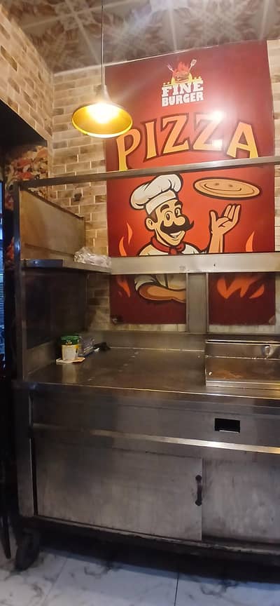 6×4 counter ss body with hot plate 2.5×3