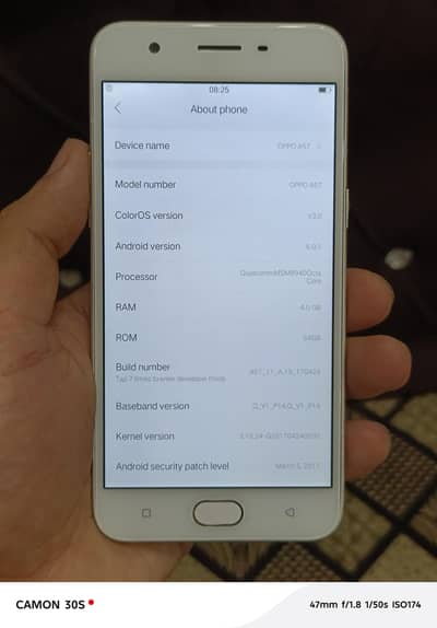 Oppo A57 4gb 64gb finger option All ok