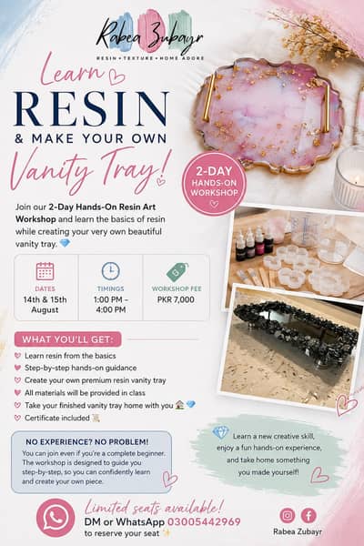 Resin Art workshop