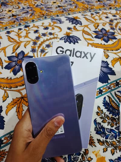 samsung a07 with box 6 months warranty