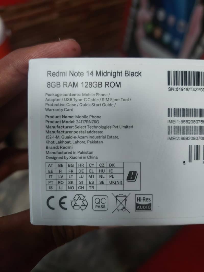 Xiaomi Redmi Note 14 0