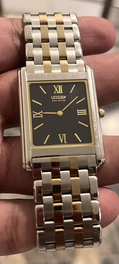 CITIZEN Stiletto Eco Drive Black Dial SS